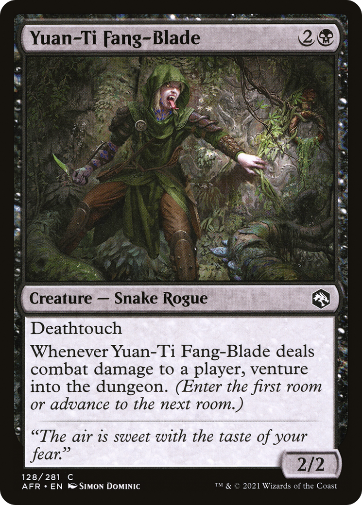 {C} Yuan-Ti Fang-Blade [Dungeons & Dragons: Adventures in the Forgotten Realms][AFR 128]