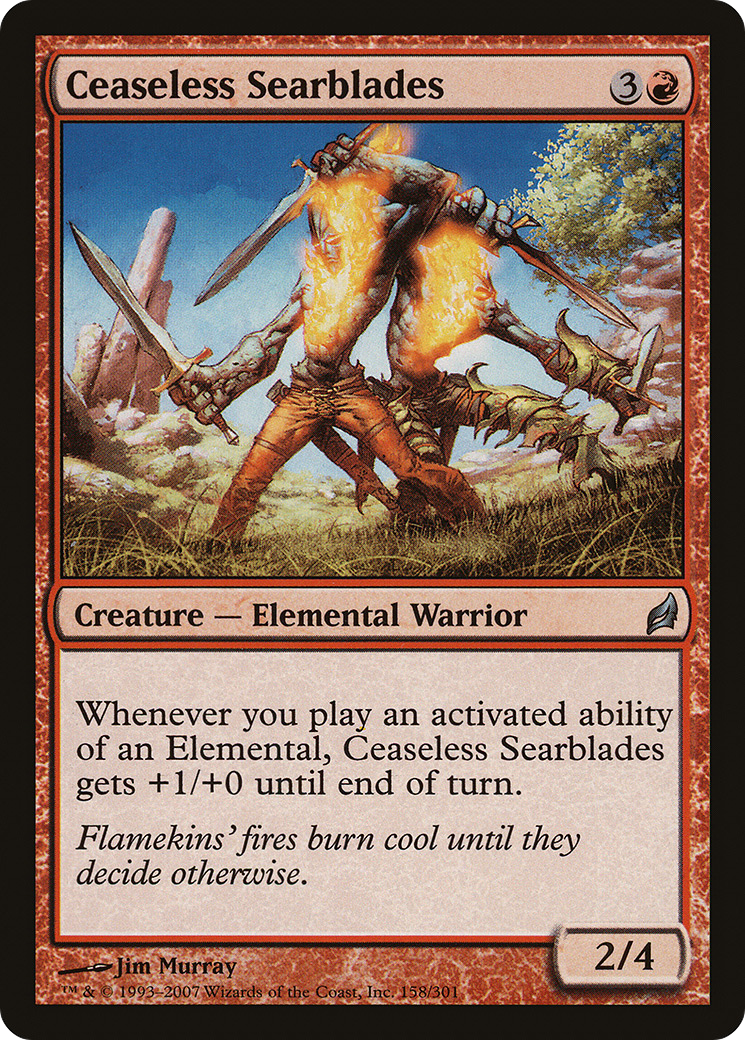 {C} Ceaseless Searblades [Lorwyn][LRW 158]