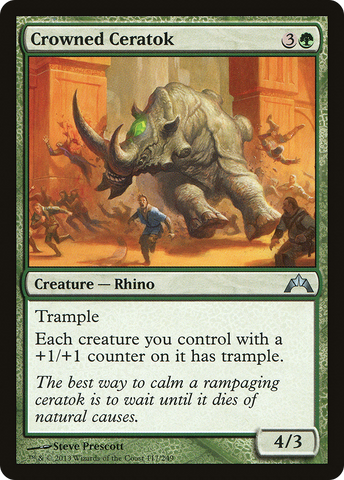 {C} Crowned Ceratok [Gatecrash][GTC 117]