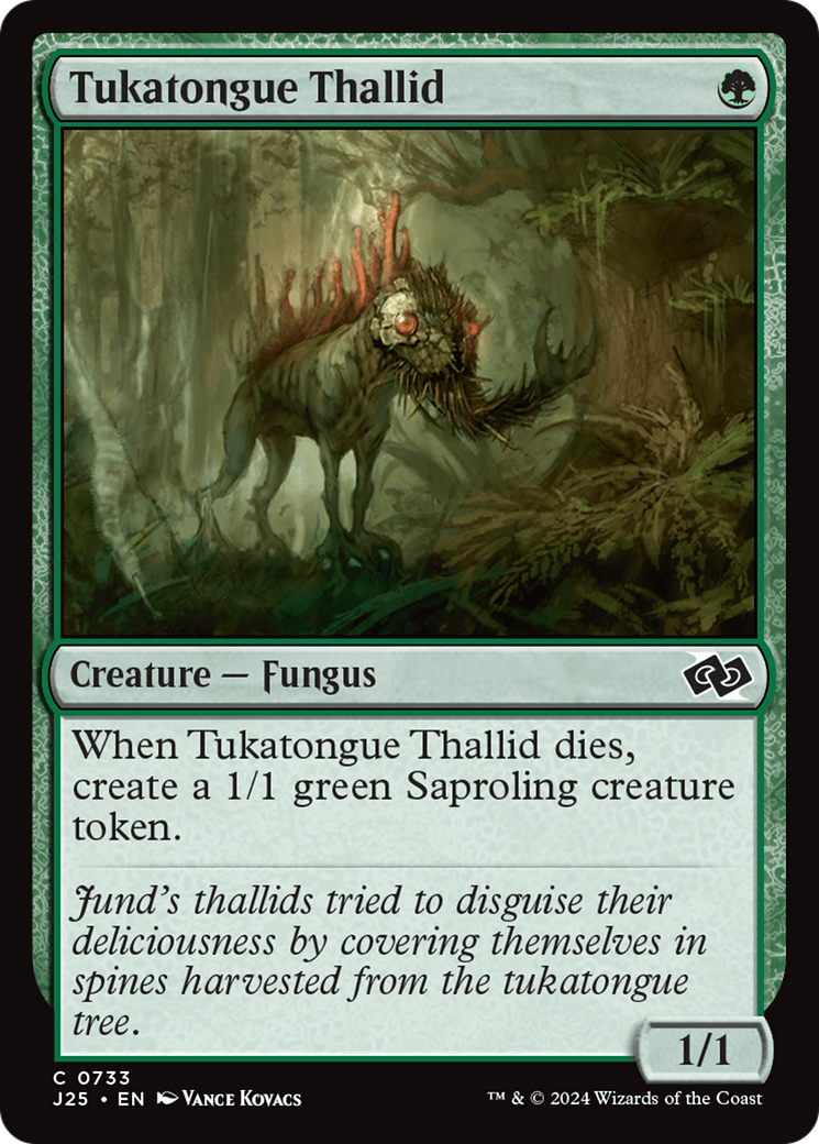 {C} Tukatongue Thallid [Foundations Jumpstart][J25 733]