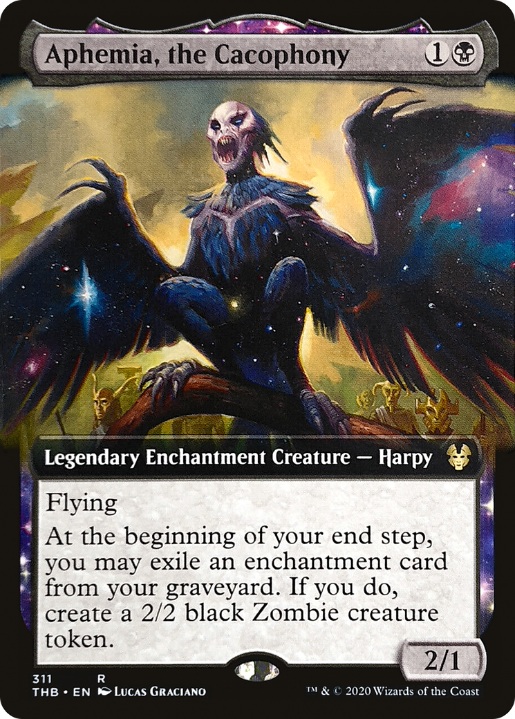 {R} Aphemia, the Cacophony (Extended Art) [Theros Beyond Death][THB 311]