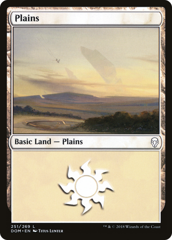 {B}[DOM 251] Plains (251) [Dominaria]