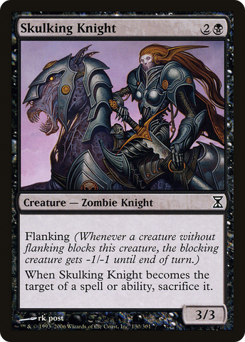 {C} Skulking Knight [Time Spiral][TSP 130]
