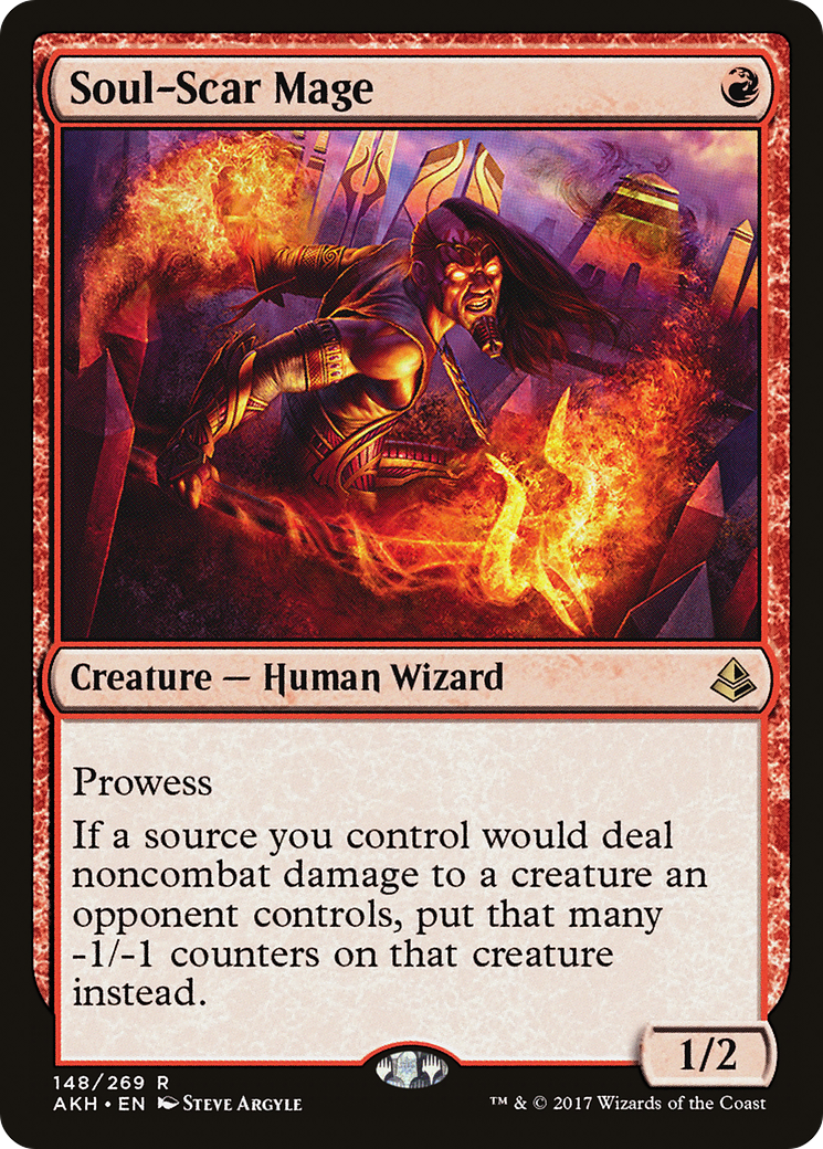 {R} Soul-Scar Mage [Amonkhet][AKH 148]