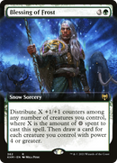 {R} Blessing of Frost (Extended Art) [Kaldheim][KHM 362]