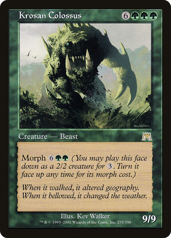 {R} Krosan Colossus [Onslaught][ONS 270]