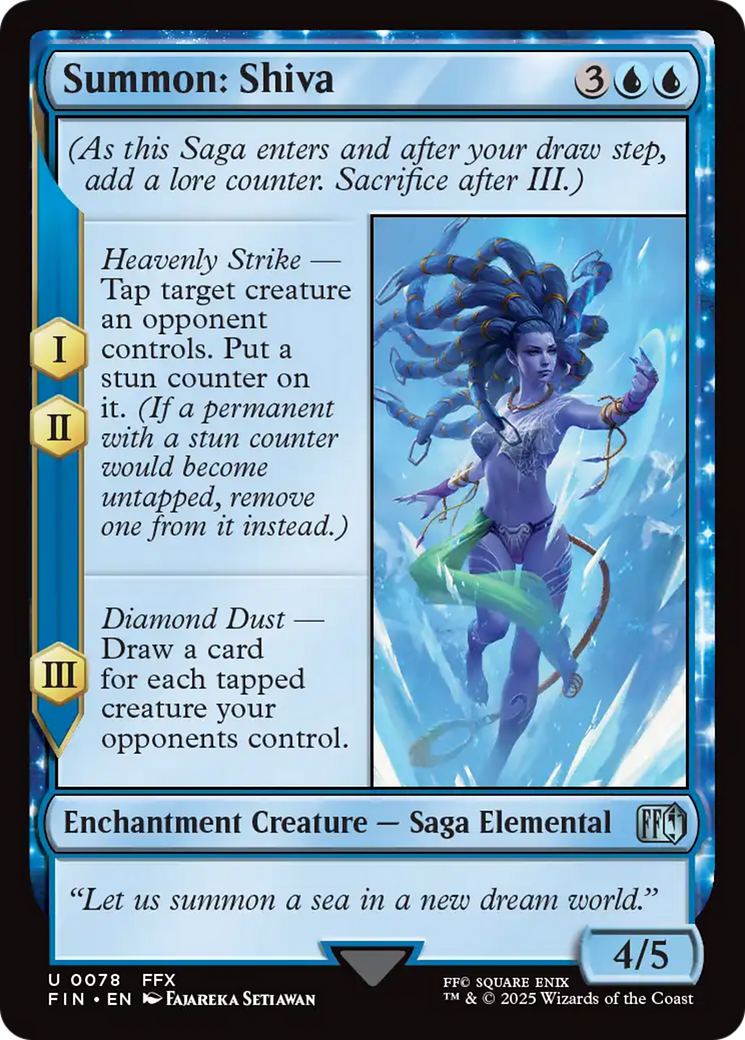 {@C} Summon: Shiva [FINAL FANTASY][FIN 078]