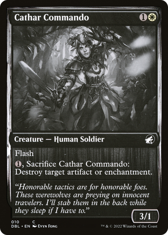 {C} Cathar Commando [Innistrad: Double Feature][DBL 010]