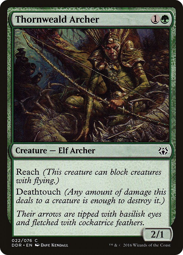 {C} Thornweald Archer [Duel Decks: Nissa vs. Ob Nixilis][DDR 022]