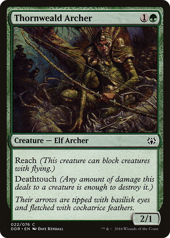 {C} Thornweald Archer [Duel Decks: Nissa vs. Ob Nixilis][DDR 022]