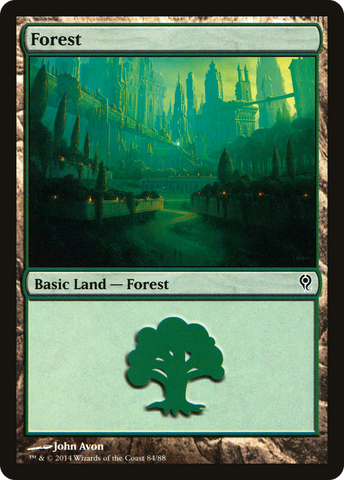 {B}[DDM 084] Forest (84) [Duel Decks: Jace vs. Vraska]
