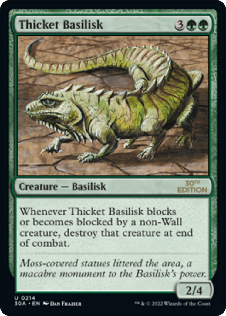{C} Thicket Basilisk [30th Anniversary Edition][30A 214]