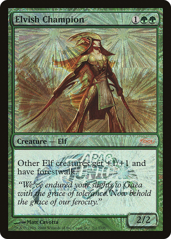 {R} Elvish Champion [Junior APAC Series][PA PJAS 2U08]