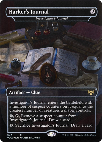 {R} Investigator's Journal - Harker's Journal [Innistrad: Crimson Vow][VOW 345]
