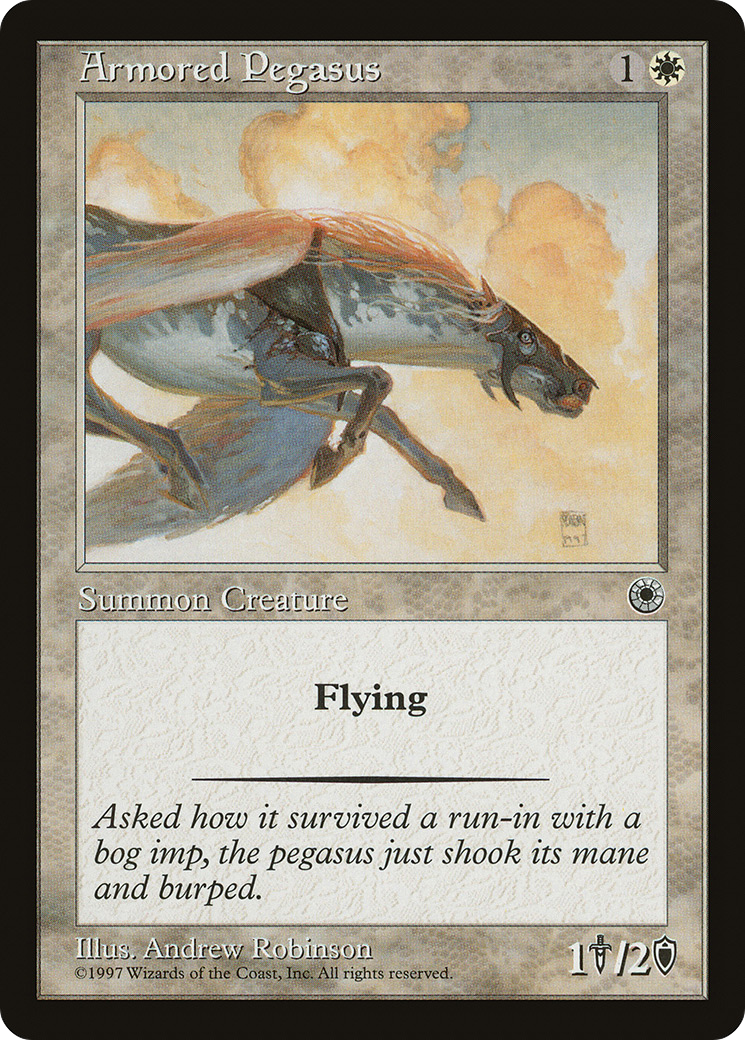 {C} Armored Pegasus [Portal][POR 006]