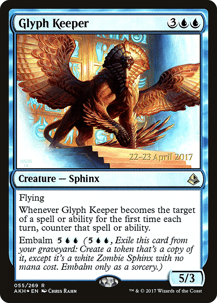 {R} Glyph Keeper [Amonkhet Prerelease Promos][PR AKH 055]