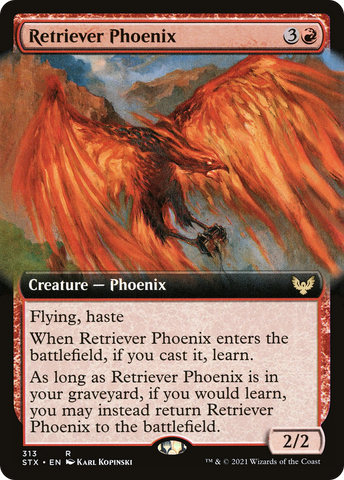 {R} Retriever Phoenix (Extended Art) [Strixhaven: School of Mages][STX 313]