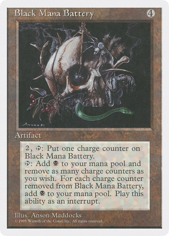 {R} Black Mana Battery [Fourth Edition][4ED 298]