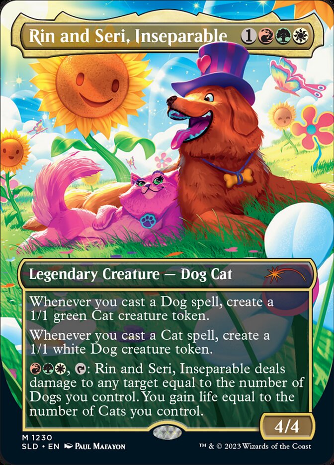 {R} Rin and Seri, Inseparable (Borderless) [Secret Lair Drop Series][SLD 1230]