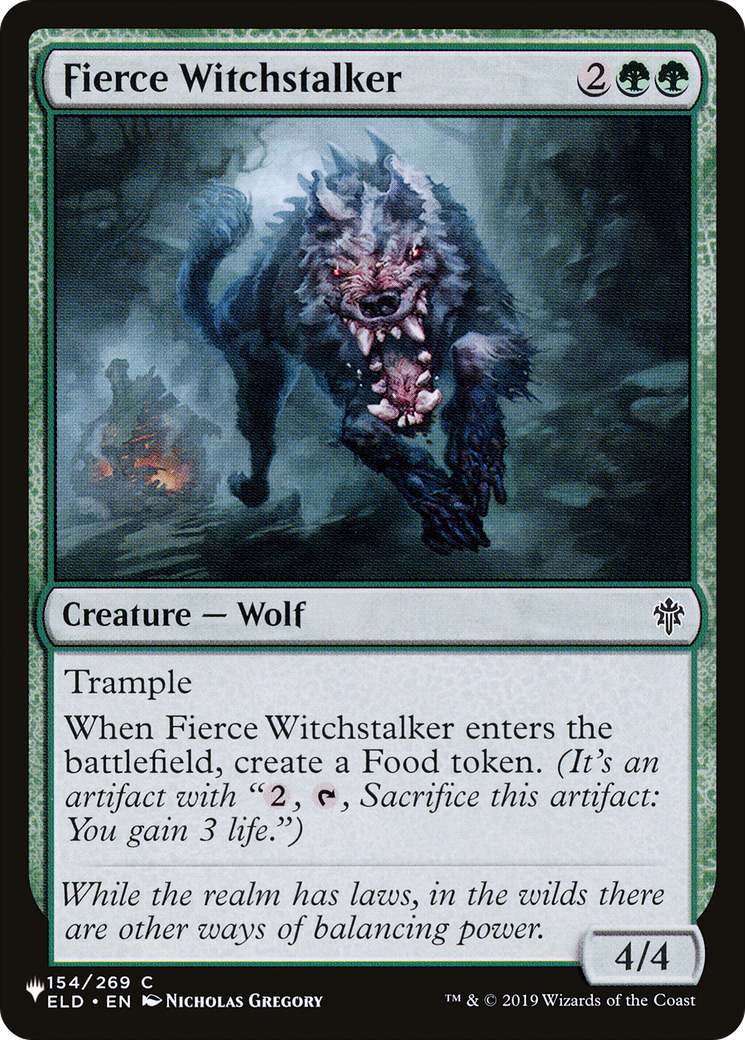 Fierce Witchstalker [LIST ELD-154]
