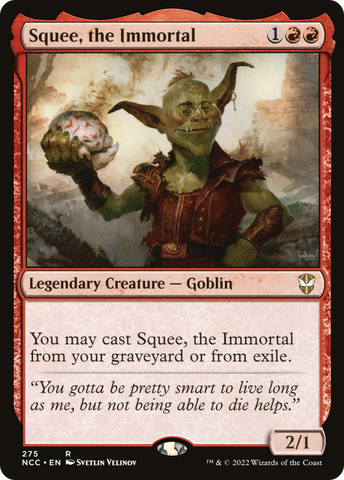 {R} Squee, the Immortal [Streets of New Capenna Commander][NCC 275]
