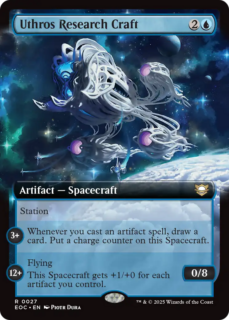 {@@ EOC R} Uthros Research Craft (Extended Art) [Edge of Eternities Commander][EOC 027]