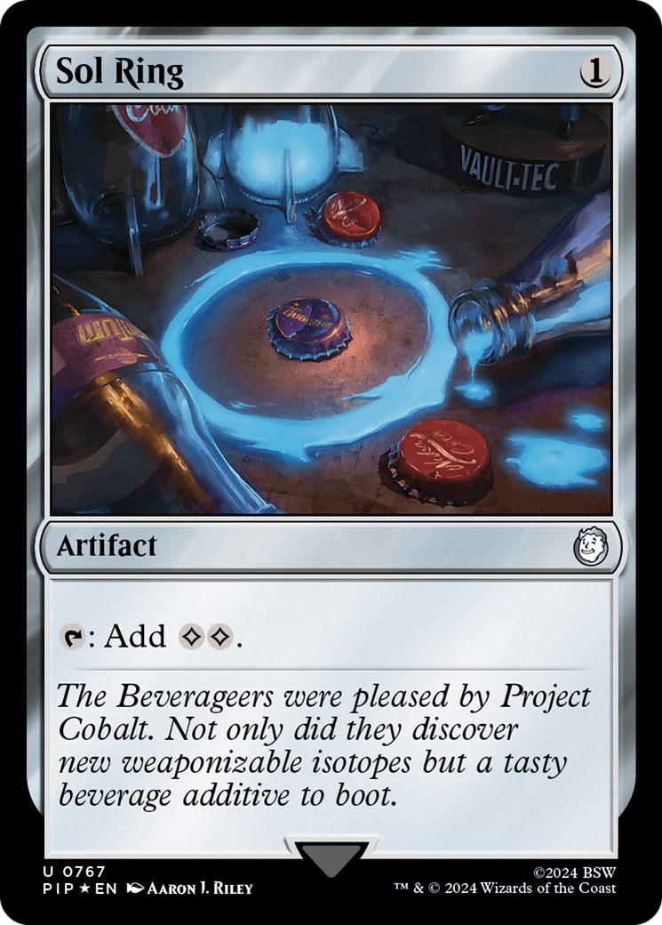 {C} Sol Ring (Surge Foil) [Fallout][PIP 767]