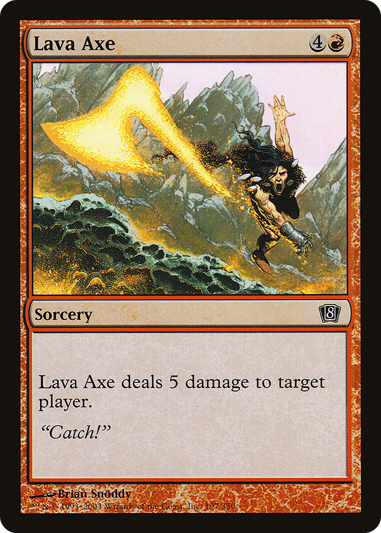 {C} Lava Axe [Eighth Edition][8ED 197]