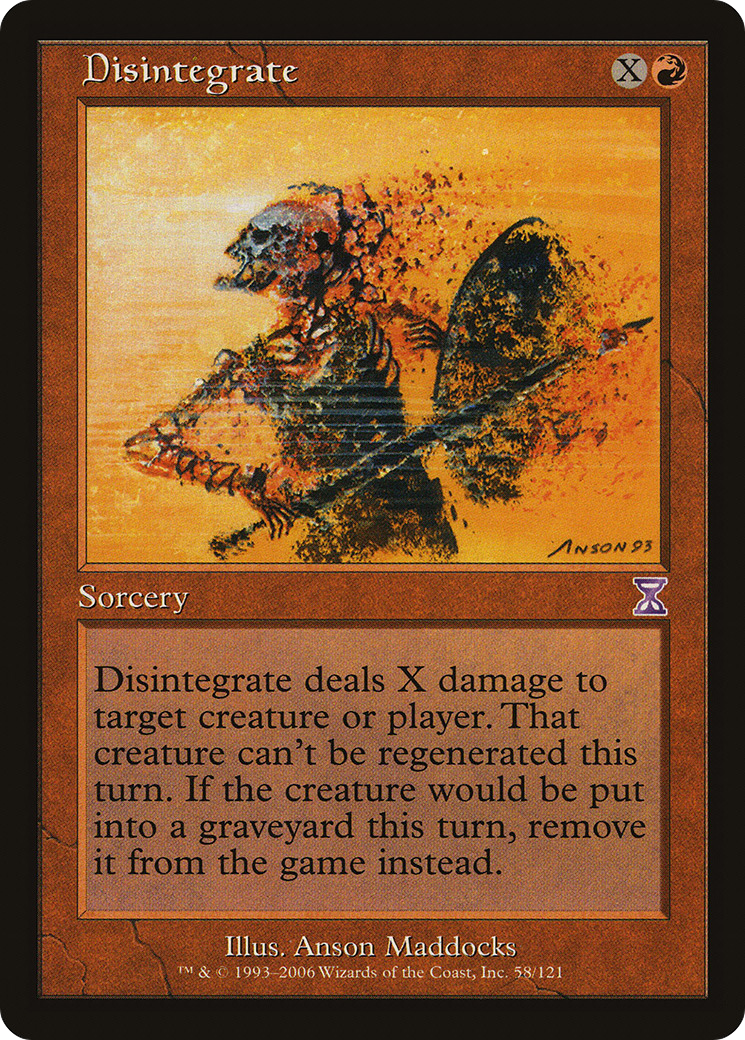 {R} Disintegrate [Time Spiral Timeshifted][TSB 058]