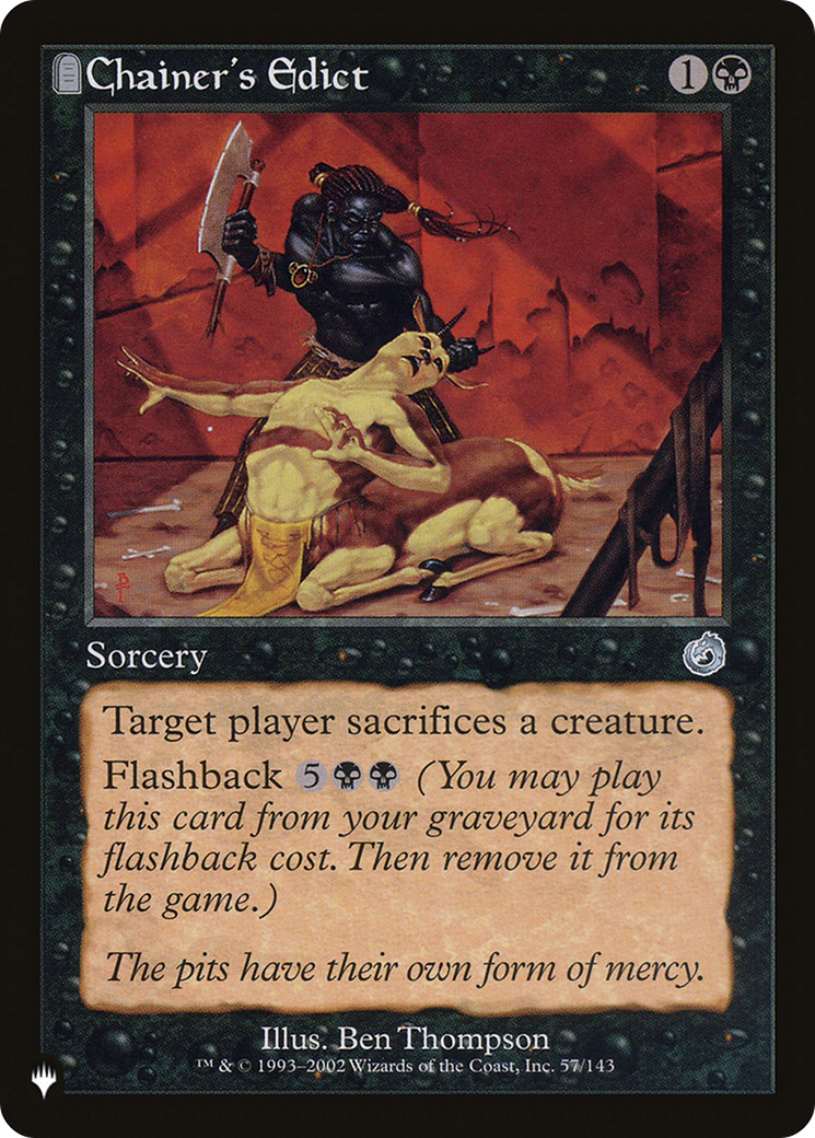 Chainer's Edict [LIST 57/143] : (tombstone)