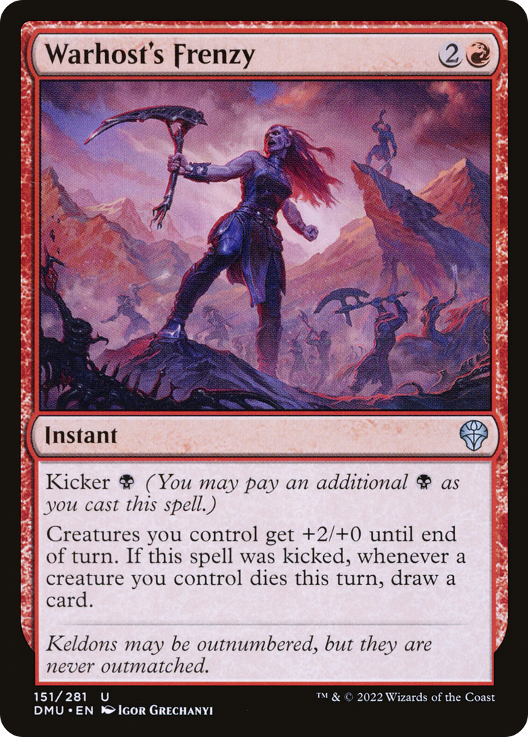 {C} Warhost's Frenzy [Dominaria United][DMU 151]
