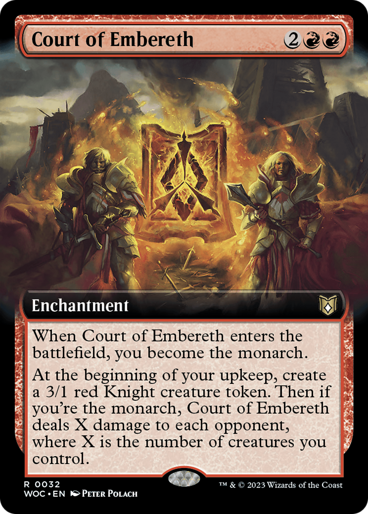 {R} Court of Embereth (Extended Art) [Wilds of Eldraine Commander][WOC 032]