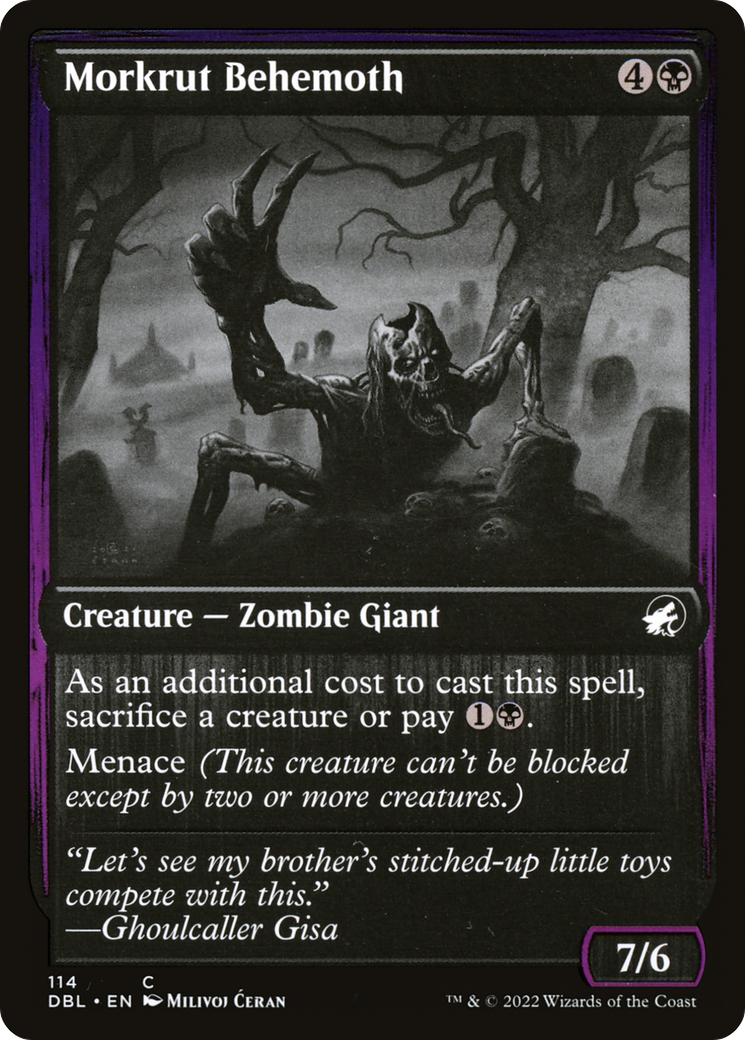 {C} Morkrut Behemoth [Innistrad: Double Feature][DBL 114]