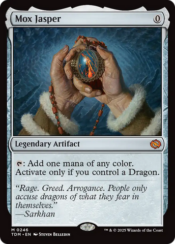 {@R} Mox Jasper [Tarkir: Dragonstorm][TDM 246]