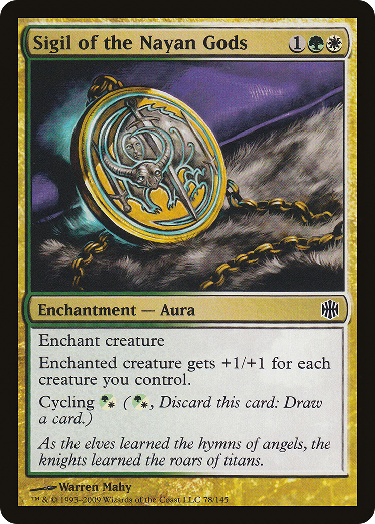 {C} Sigil of the Nayan Gods [Alara Reborn][ARB 078]