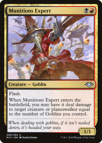 {C} Munitions Expert [Modern Horizons][MH1 209]