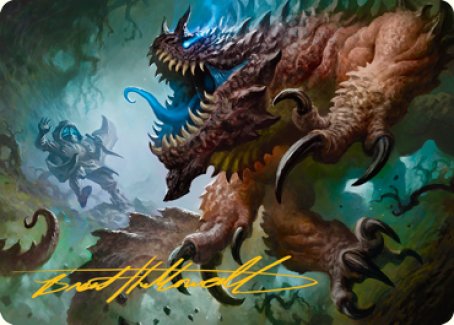 {A} Basilisk Art Card (Gold-Stamped Signature) [Dungeons & Dragons: Adventures in the Forgotten Realms Art Series][GS AAFR 009]