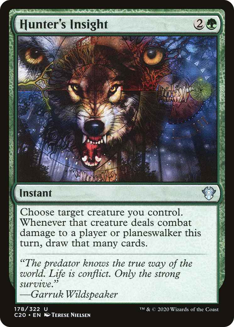 {C} Hunter's Insight [Commander 2020][C20 178]
