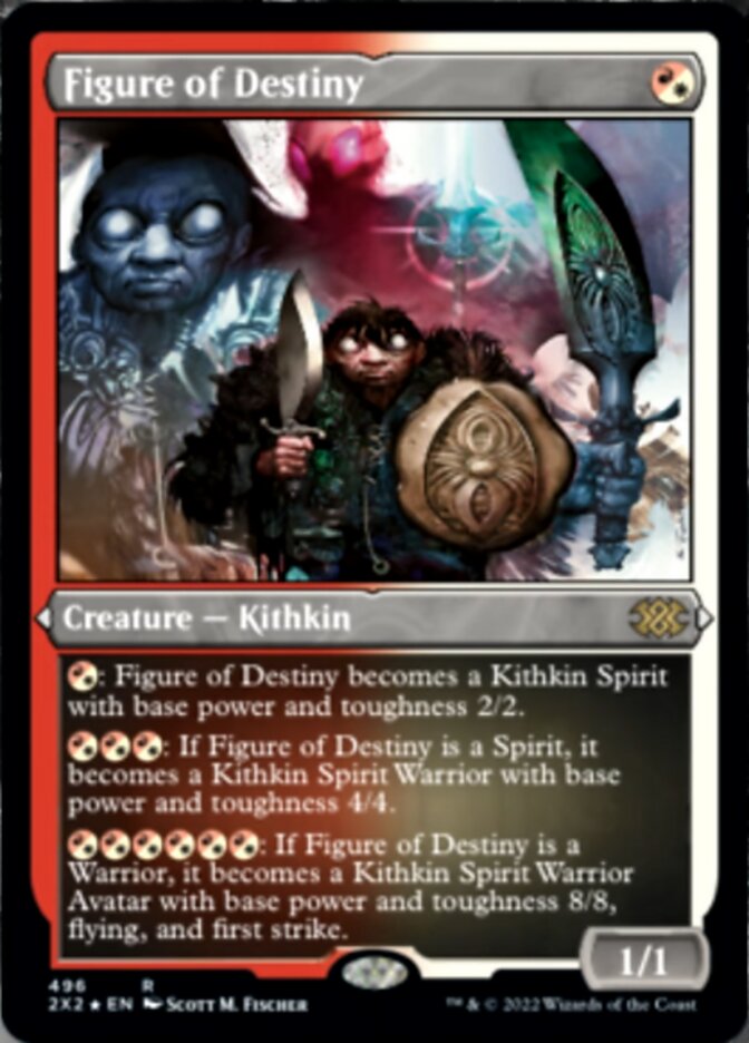 {R} Figure of Destiny (Foil Etched) [Double Masters 2022][2X2 496]