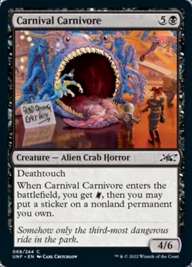 {C} Carnival Carnivore [Unfinity][UNF 068]