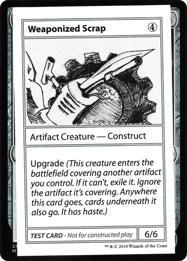 {R} Weaponized Scrap (2021 Edition) [Mystery Booster Playtest Cards][CMB1 111]