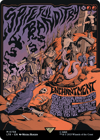{R} Spiteful Banditry (Borderless Poster) [The Lord of the Rings: Tales of Middle-Earth][LTR 738]