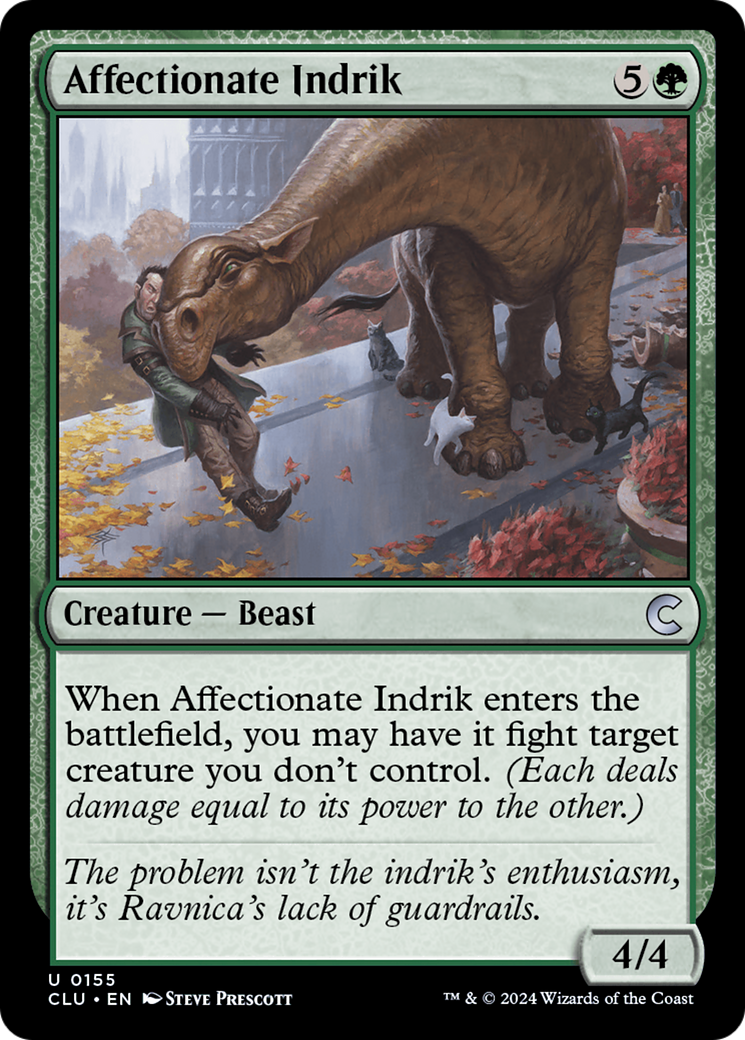 {C} Affectionate Indrik [Ravnica: Clue Edition][CLU 155]