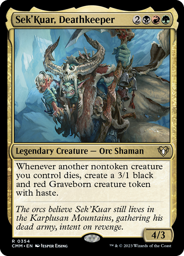 {R} Sek'Kuar, Deathkeeper [Commander Masters][CMM 354]