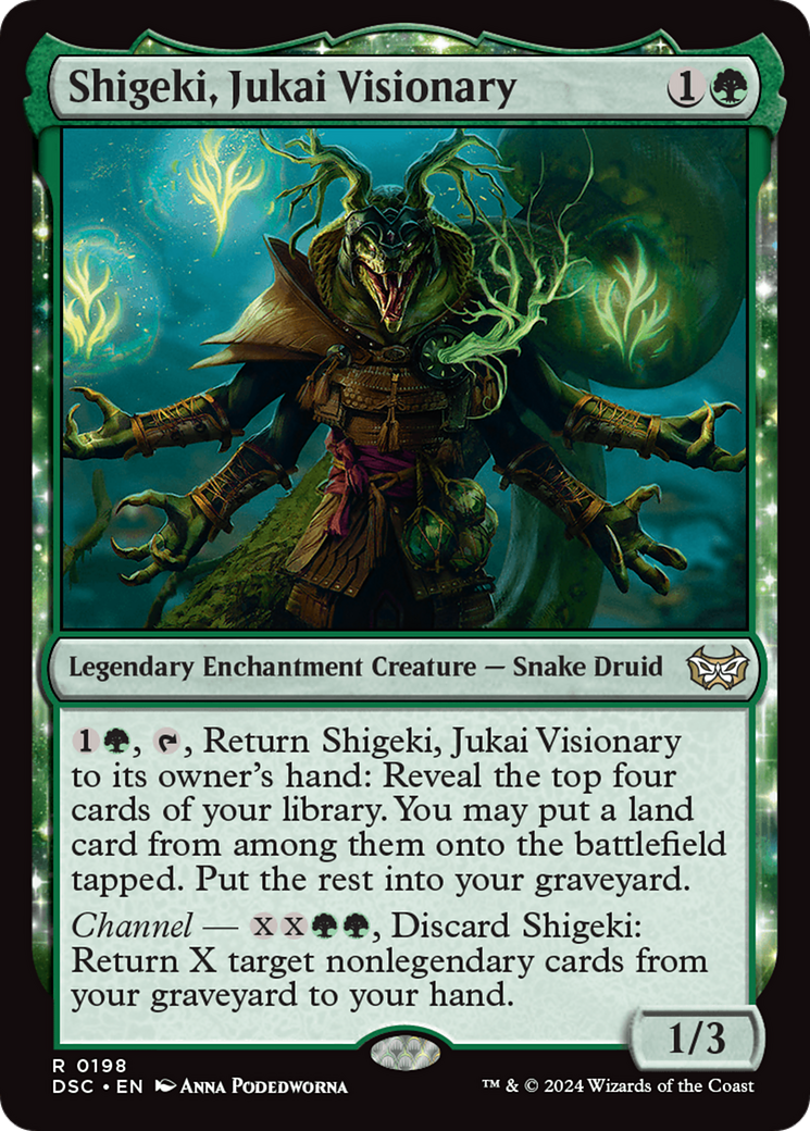 {R} Shigeki, Jukai Visionary [Duskmourn: House of Horror Commander][DSC 198]