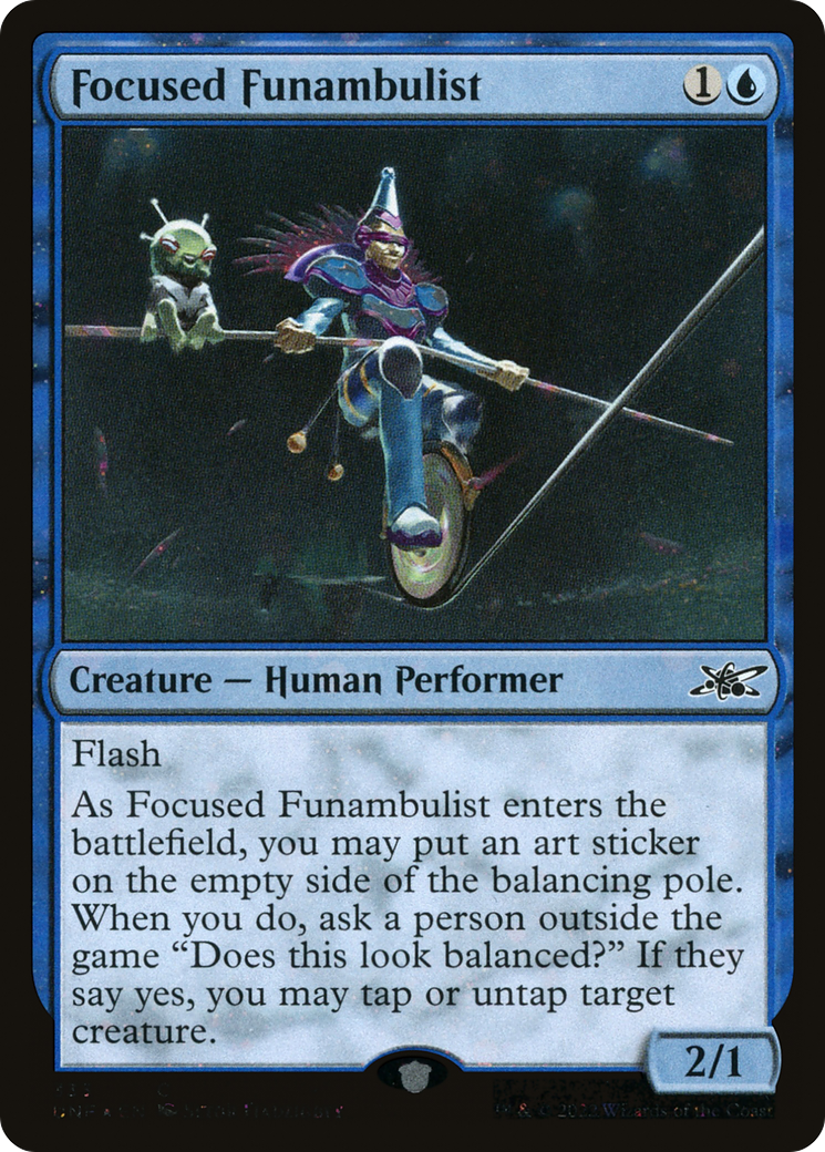 {C} Focused Funambulist (Galaxy Foil) [Unfinity][UNF 333]
