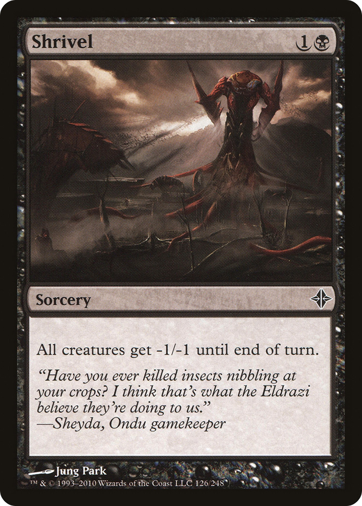 {C} Shrivel [Rise of the Eldrazi][ROE 126]
