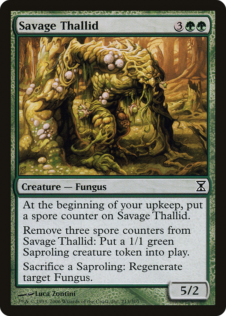 {C} Savage Thallid [Time Spiral][TSP 213]
