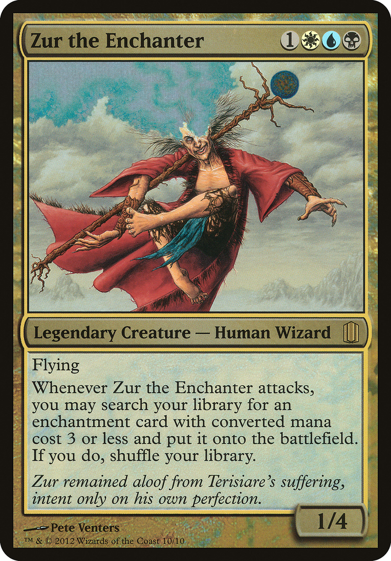 {O} Zur the Enchanter (Oversized) [Commander's Arsenal Oversized][OVR CM1 010]