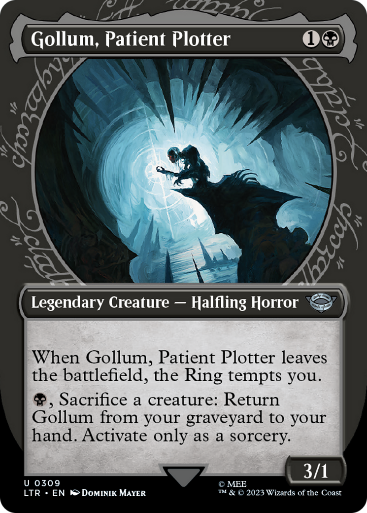 {C} Gollum, Patient Plotter (Showcase Ring Frame) [The Lord of the Rings: Tales of Middle-Earth][LTR 309]